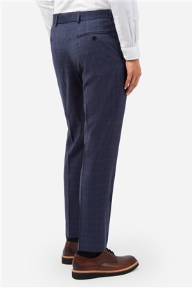  Blue Caramel Check Trousers