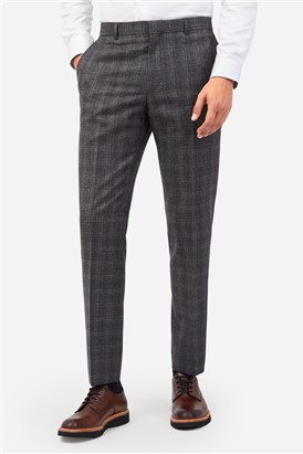  Grey Heritage Check Trousers