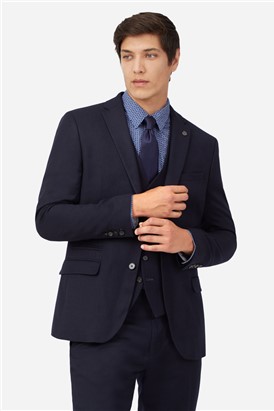  Navy Structure Waistcoat