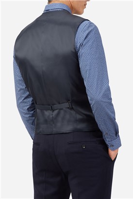  Navy Structure Waistcoat