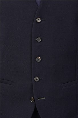  Navy Structure Waistcoat