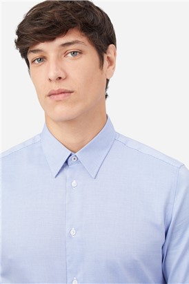  Blue Semi Plain Shirt