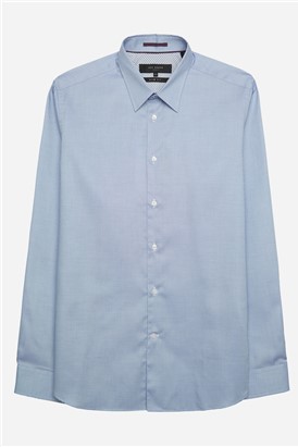  Blue Semi Plain Shirt