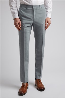  Seafoam Sharkskin Slim Fit Trousers