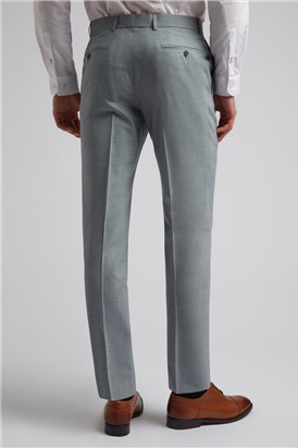  Seafoam Sharkskin Slim Fit Trousers