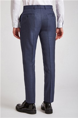  Navy Scratch Slim Fit Trousers