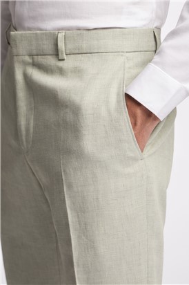  Slim Fit Leo Pistachio Linen Suit