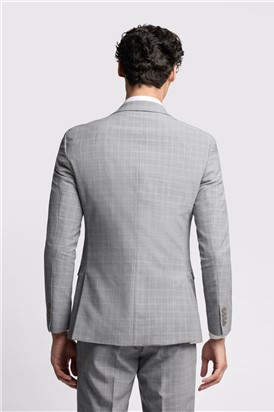  Slim Fit Bredon Grey Blue Check Trouser