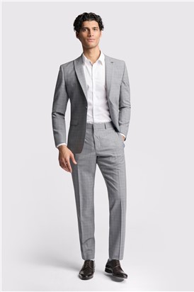 Slim Fit Bredon Grey Blue Check Trouser