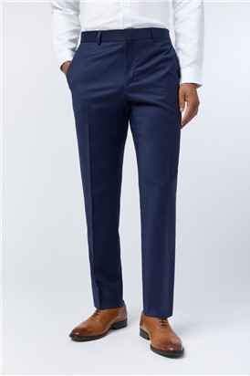  Slim Fit Keats Cobalt Flannel Waistcoat