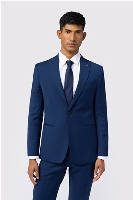  Slim Fit Auden Bright Blue Tonic Trousers