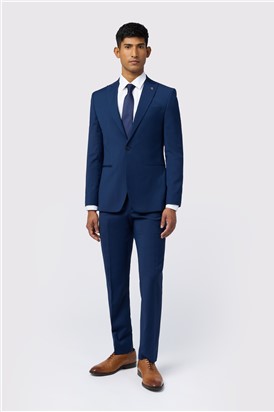  Slim Fit Auden Bright Blue Tonic Trousers