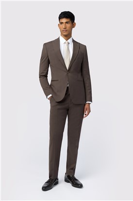  Slim Fit Freeth Taupe Tonic Waistcoat