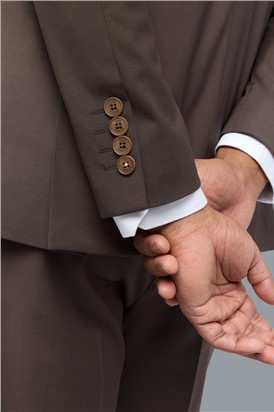  Slim Fit Freeth Taupe Tonic Waistcoat