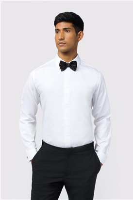  Slim Fit Ottila White Stretch Dress Shirt