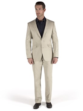  Stone Linen Suit Jacket