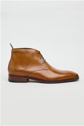  Charlie Chukka Tan Leather Boot