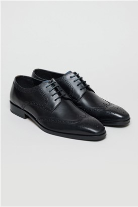  Luca Black Leather Brogues