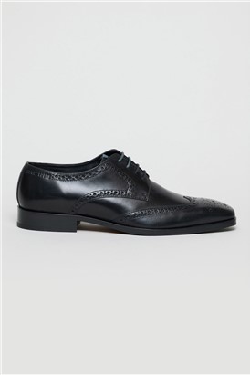  Luca Black Leather Brogues