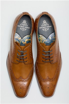  Luca Tan Leather Brogues