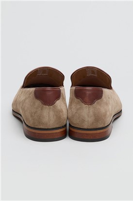  Chester Stone Suede Tassel Loafer