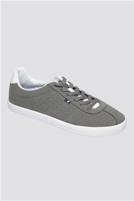  Grey Faux Suede Trainers