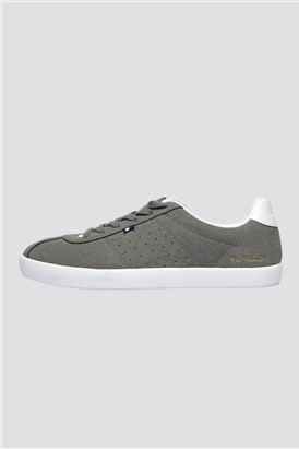  Grey Faux Suede Trainers