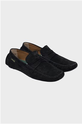  Reubens Driver Choco Black Loafers