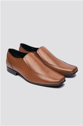  Tan Slip On Formal Shoes