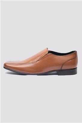  Tan Slip On Formal Shoes