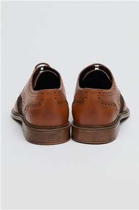  Dale Tan Navy Leather Brogue