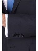 Navy Plain Weave Tailored Fit Suit Jacket