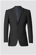 Charcoal Plain Regular Fit Suit Jacket