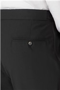  Tailored Fit Black Suit Trousers