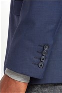  Blue Pick And Pick Tailored Fit Suit Trouser