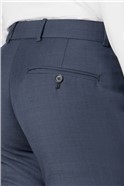  Blue Pick And Pick Tailored Fit Suit Trouser