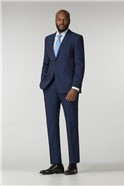  Blue Plain Tailored Fit Jacket