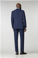  Blue Plain Tailored Fit Suit