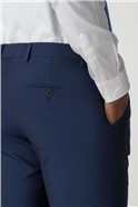  Blue Plain Tailored Fit Suit