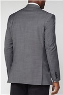  Charcoal Pindot Tailored Suit Jacket