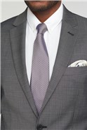  Charcoal Pindot Tailored Suit Jacket