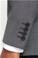  Charcoal Pindot Tailored Suit Jacket