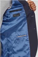  Navy Tonal Stripe Regular Fit Washable Suit Jacket