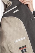  Charcoal Check Regular Fit Suit Jacket