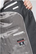  Grey Stripe Suit Jacket