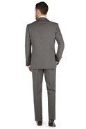  Grey Narrow Stripe Regular Fit Suit Jacket