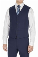 Studio Bright Blue Plain Ivy League Waistcoat