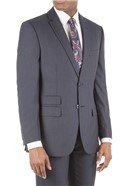  Navy Dobby Tailored Fit Suit Jacket