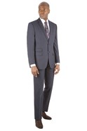  Navy Dobby Tailored Fit Suit