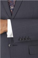  Navy Dobby Tailored Fit Suit